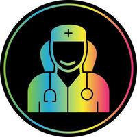 Krankenschwester-Vektor-Icon-Design vektor