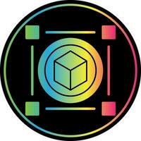 Blockchain-Vektor-Icon-Design vektor