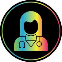 sjuksköterska vektor ikon design