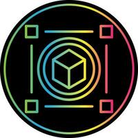 Blockchain-Vektor-Icon-Design vektor