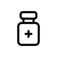 Medizin Symbol im modisch eben Stil isoliert auf Weiß Hintergrund. Medizin Silhouette Symbol zum Ihre Webseite Design, Logo, Anwendung, ui. Vektor Illustration, Folge10.