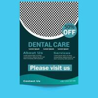 kostenlos Dental Gesundheitswesen Flyer Banner vektor