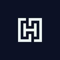 Brief h Logo Vorlage Design Vektor