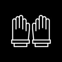 Handschuhe-Vektor-Icon-Design vektor