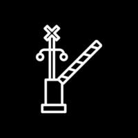 Niveau Kreuzung Vektor Symbol Design