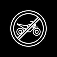 Nein Fahrrad Vektor Symbol Design