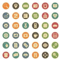 Satz von Vector SEO Search Engine Optimization Icons