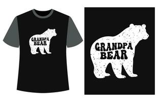 glücklich Großeltern Tag T-Shirt Vektor, komisch Jahrgang Großeltern Tag t Hemd Design vektor