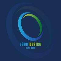 d Brief mit Vogel abstrakt Logo Design Vektor Illustration
