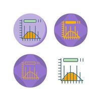 histogram vektor ikon