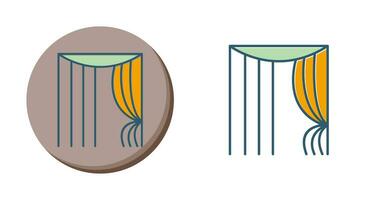 Vektorsymbol für Vorhänge vektor