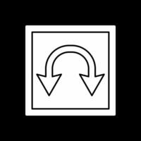 doppelt Kurve Vektor Symbol Design