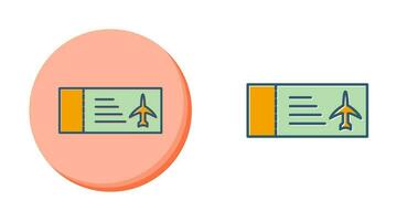 Vektorsymbol für Flugtickets vektor