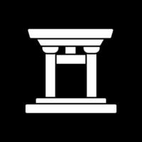 Torii-Tor-Vektor-Icon-Design vektor