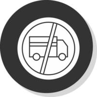 Nein Lastwagen Vektor Symbol Design