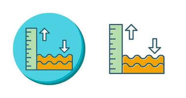 hög tidvatten vektor ikon