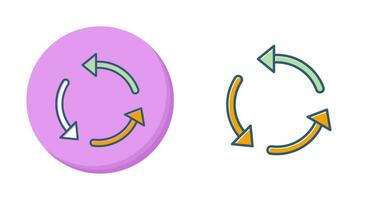 återanvändning vektor ikon