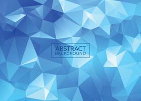 abstrakt bakgrund blå polygon design vektor