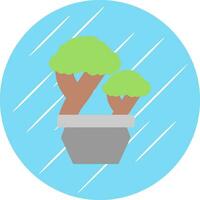 Bonsai-Vektor-Icon-Design vektor