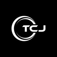 tcj Brief Logo Design, Inspiration zum ein einzigartig Identität. modern Eleganz und kreativ Design. Wasserzeichen Ihre Erfolg mit das auffällig diese Logo. vektor