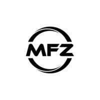 mfz brev logotyp design, inspiration för en unik identitet. modern elegans och kreativ design. vattenmärke din Framgång med de slående detta logotyp. vektor