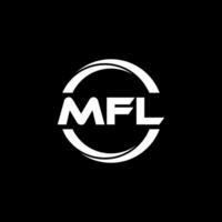 mfl brev logotyp design, inspiration för en unik identitet. modern elegans och kreativ design. vattenmärke din Framgång med de slående detta logotyp. vektor