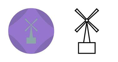 Windmühlen-Vektorsymbol vektor