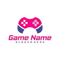 Gamepad Logo Design Vektor. kreativ Joystick Logo Design Vorlage Konzept vektor