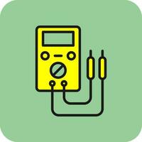 voltmeter vektor ikon design