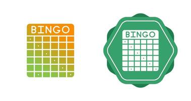 bingo vektor ikon