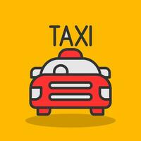 Taxi-Vektor-Icon-Design vektor