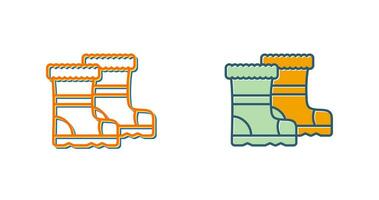 Vektorsymbol für Regenstiefel vektor