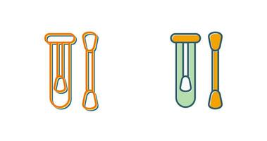 Vektorsymbol für Wattestäbchen vektor