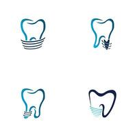 Dental implantieren Logo Design Konzept Vektor, Dental Pflege Logo Vorlage vektor