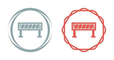 Vektorsymbol für Straßenbarrieren vektor