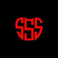 sss Brief Logo kreativ Design. sss einzigartig Design. vektor