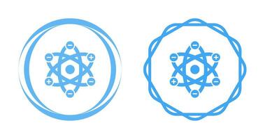Vektorsymbol für die Atomstruktur vektor