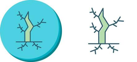 Vektorsymbol für toten Baum vektor