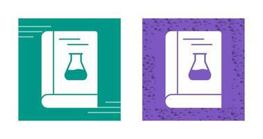 Chemie-Buch-Vektor-Symbol vektor