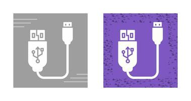 Vektorsymbol für USB-Kabel vektor