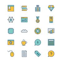 Satz von Vector SEO Search Engine Optimization Icons