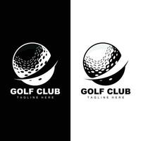 Golf Mannschaft Sport Logo Design Turnier Illustration Symbol Vorlage vektor