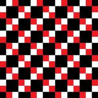 svart, rött och vitt hypnotisk bakgrundsmönster. vektor