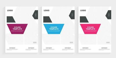 kreativ Stil einfach gefaltet Broschüre Startseite Design, a4 Größe Blau, Gelb, und schwarz Farbe Handbuch Vorlage vektor
