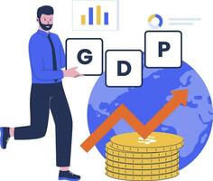 Vektor von gdp Illustration