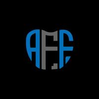 aff brev logotyp kreativ design. aff unik design. vektor