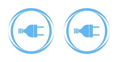 Vektorsymbol für elektrischen Stecker vektor