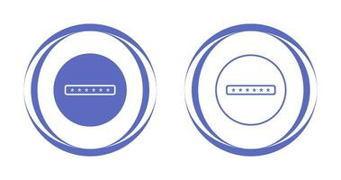 Vektorsymbol für das Passwortfeld vektor