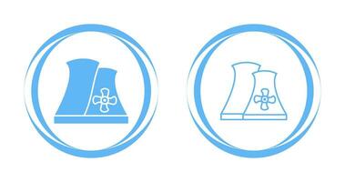 Vektorsymbol für Kernkraftwerke vektor
