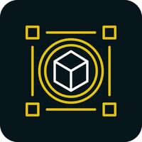 Blockchain-Vektor-Icon-Design vektor